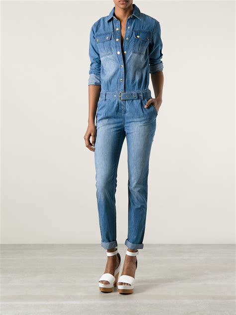 michael michael kors jeans|Michael Kors jean jumpsuit.